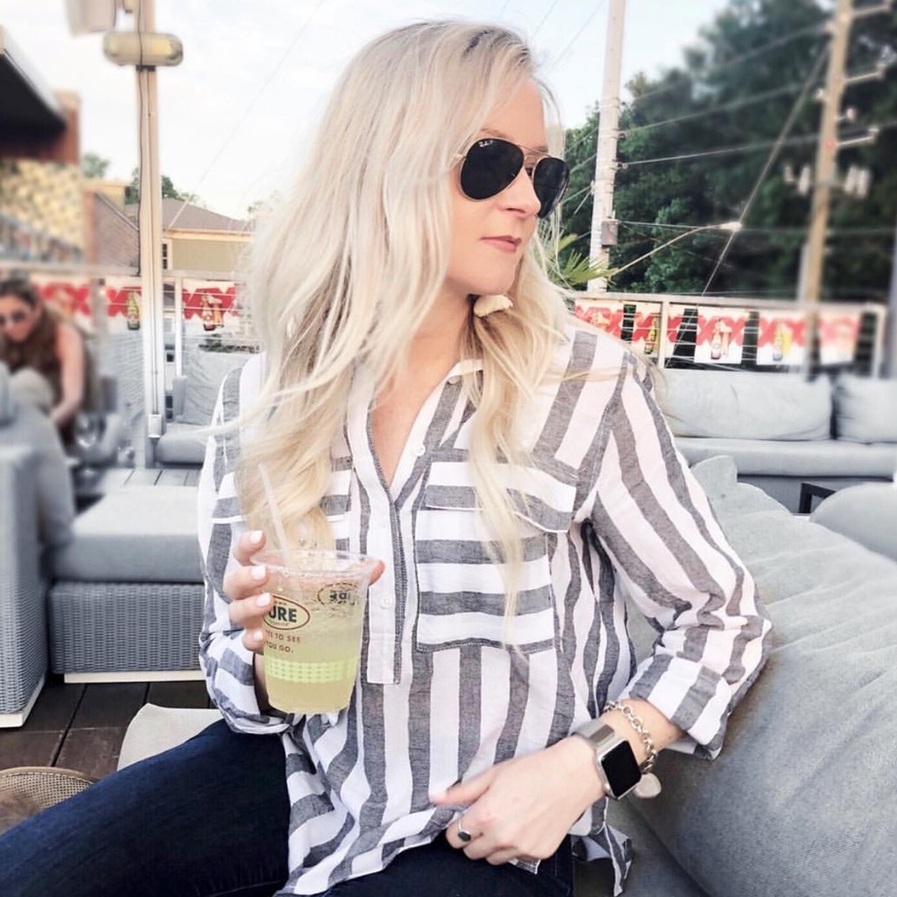 Who What Wear Stripes Top